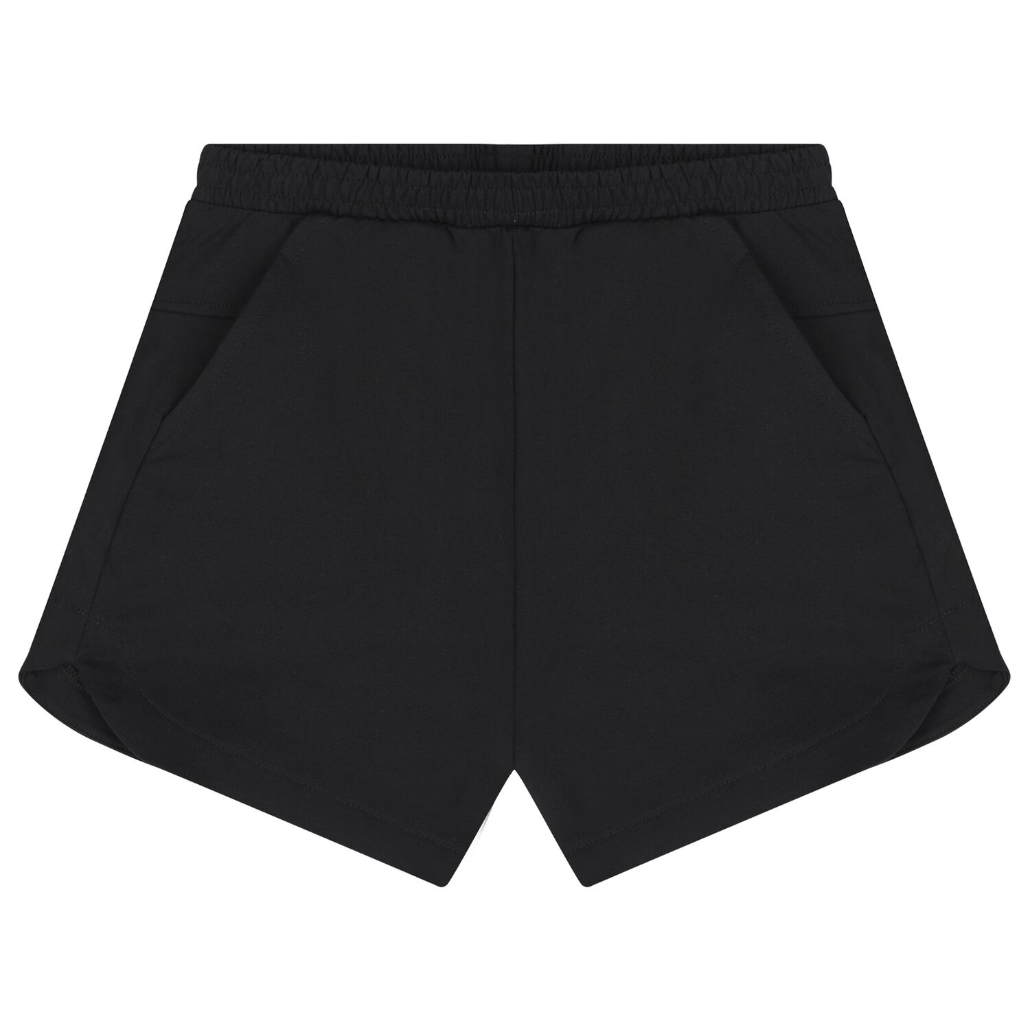 Girls Black Shorts, 2, hi-res