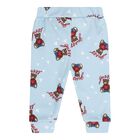 طقم ملابس داخلية للأطفال الرضع مزين بشعار دب تيدي باللونين الأزرق والأبيض, 2, hi-res