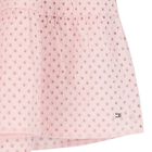 Girls Pink Broderie Anglaise Dress, 1, hi-res