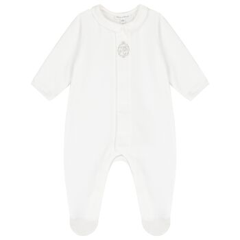 Ivory Logo Babygrow