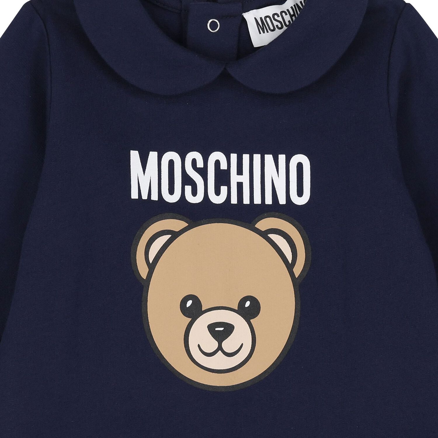 Navy Blue Teddy Bear Logo Babygrow Gift Set, 5, hi-res