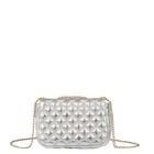 Girls Silver Logo Handbag, 1, hi-res
