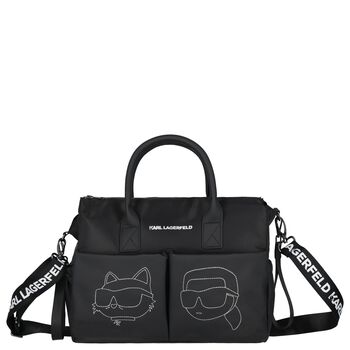 Black Ikonik Baby Changing Bag