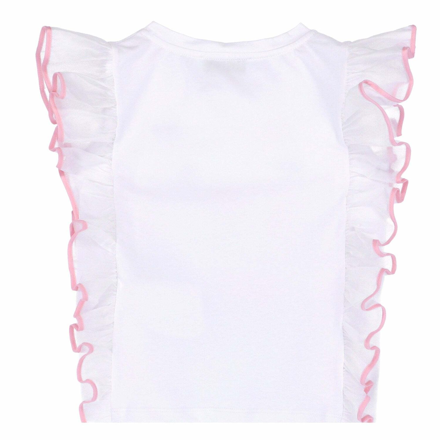 Girls White & Pink Top, 1, hi-res image number null