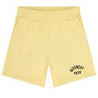 Boys Yellow Logo Shorts, 3, hi-res