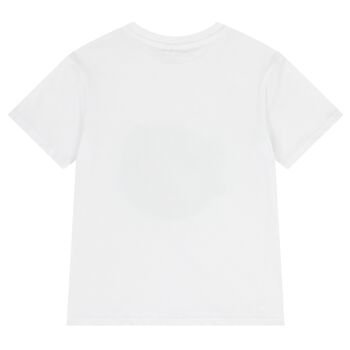Boys White Whale Logo T-Shirt