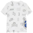 Boys White Jordan Logo T-Shirt, 1, hi-res