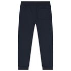 Boys Navy Blue, Grey & Yellow Tracksuit Set (3 Piece), 1, hi-res