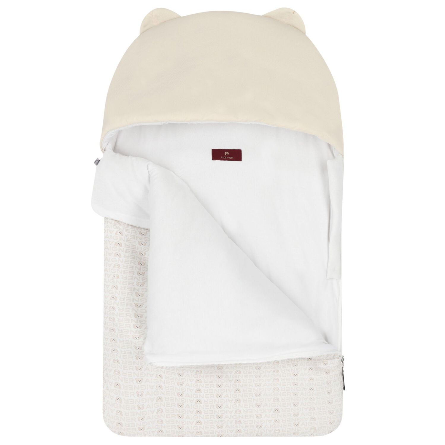 مدس  بشعار تيدى باللون الأبيض و البيج, 1, hi-res