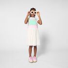 Girls White Floral T-Shirt, 1, hi-res