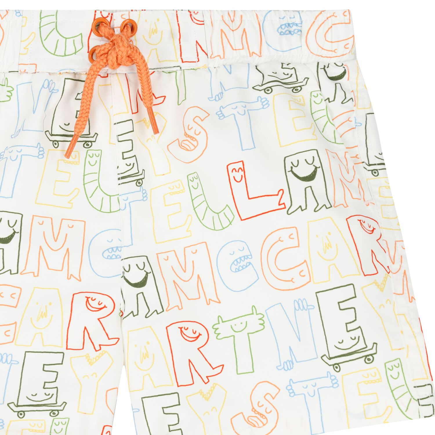 Younger Boys Ivory Logo Swim Shorts, 1, hi-res image number null