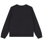 Black Logo Sweatshirt , 1, hi-res