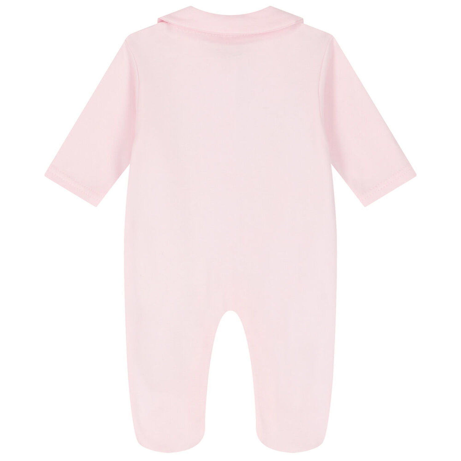 Baby Girls Pink & White Hot Air Balloon Babygrow, 2, hi-res