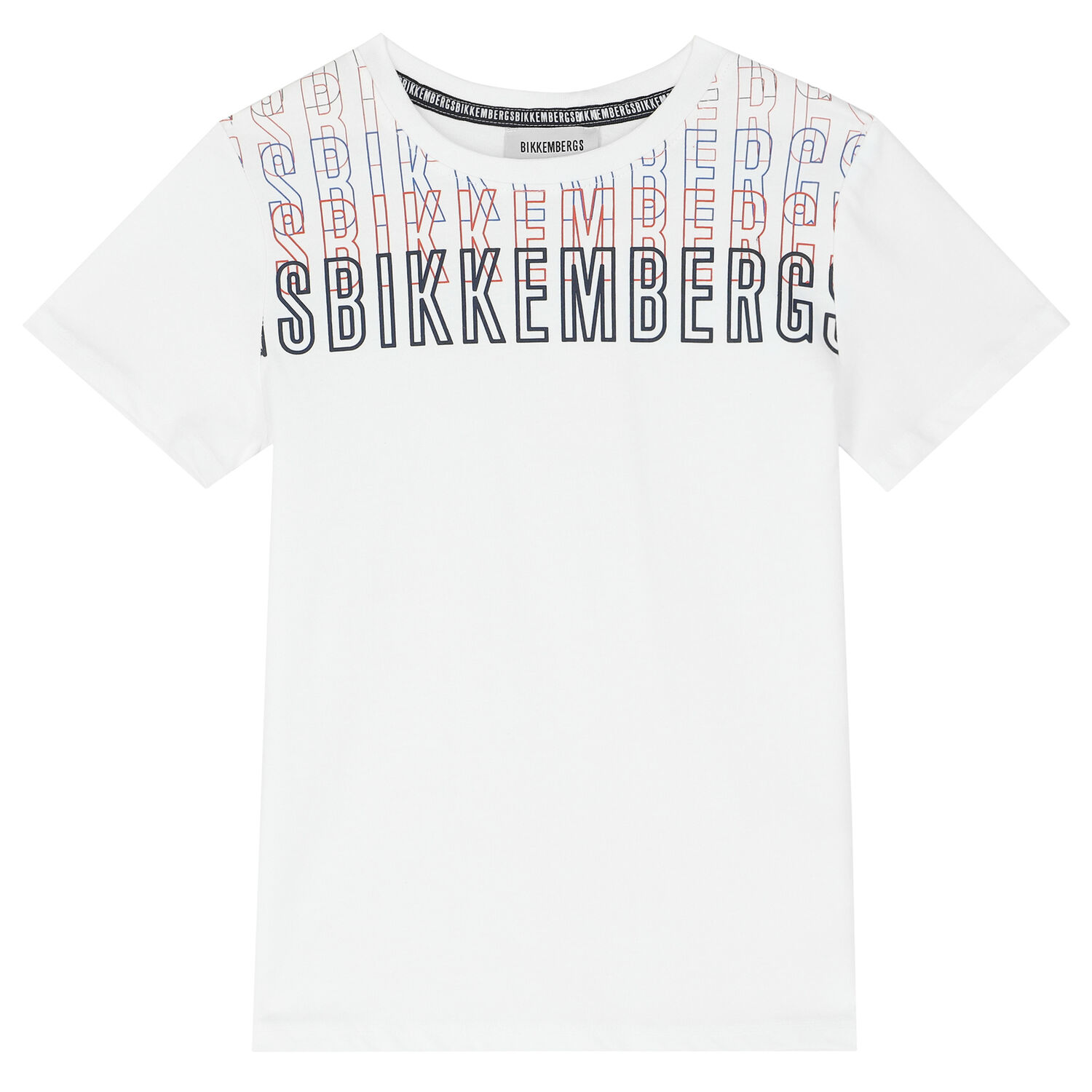 Boys White Logo T-Shirt, 1, hi-res