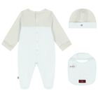 Baby Boys Blue Logo Babygrow Set, 1, hi-res