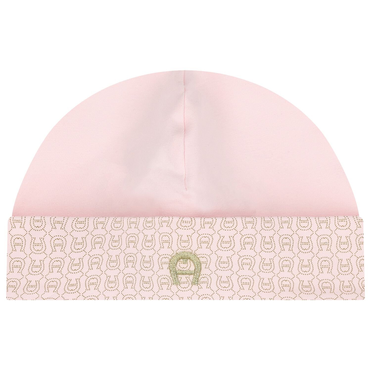 Baby Girls Pink Logo Hat, 3, hi-res