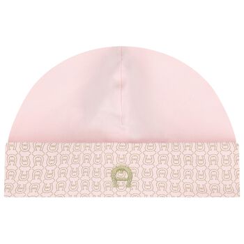 Baby Girls Pink Logo Hat