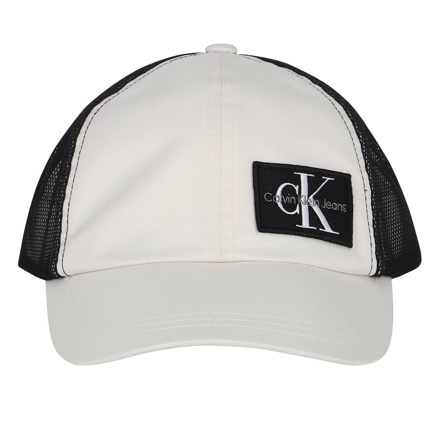 Ivory & Black Logo Cap, 1, hi-res