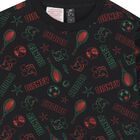 بدله رياضيه للصغار بالشعار بطبعه ديزنى باللون الاسود , 1, hi-res