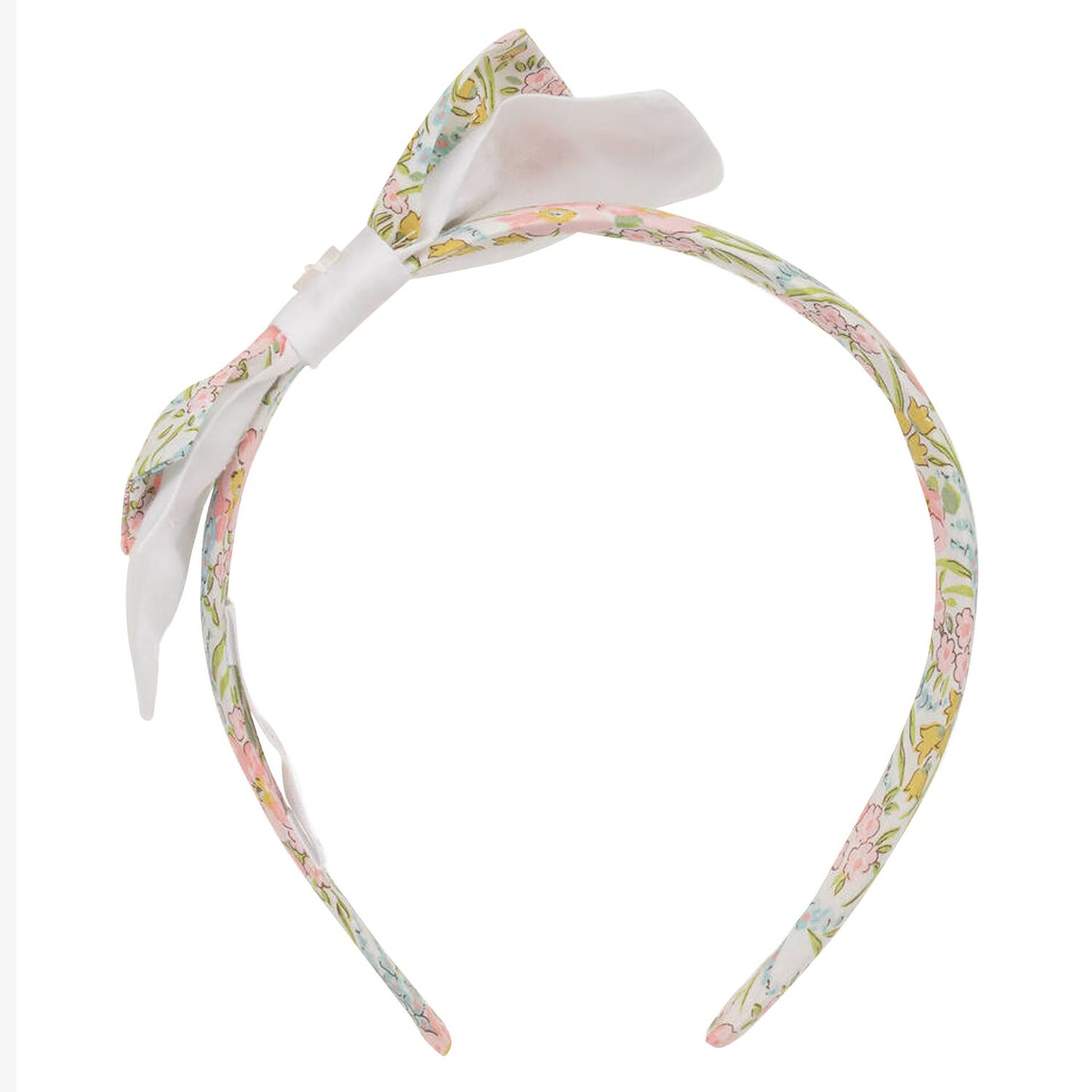 ربطة رأس للبنات باللون العاجي و الوردى, 1, hi-res