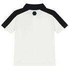 Boys White & Black Shorts Set, 1, hi-res