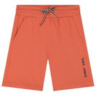 Boys White & Red Palm Tree Shorts Set, 2, hi-res