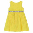 Girls Yellow Logo Dress, 1, hi-res