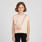 Girls Pink Bag T-Shirt, 2, hi-res