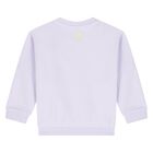Younger Girls Lilac & Navy Blue Moana Disney Tracksuit, 1, hi-res