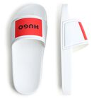 Boys White & Red Logo Sliders, 2, hi-res