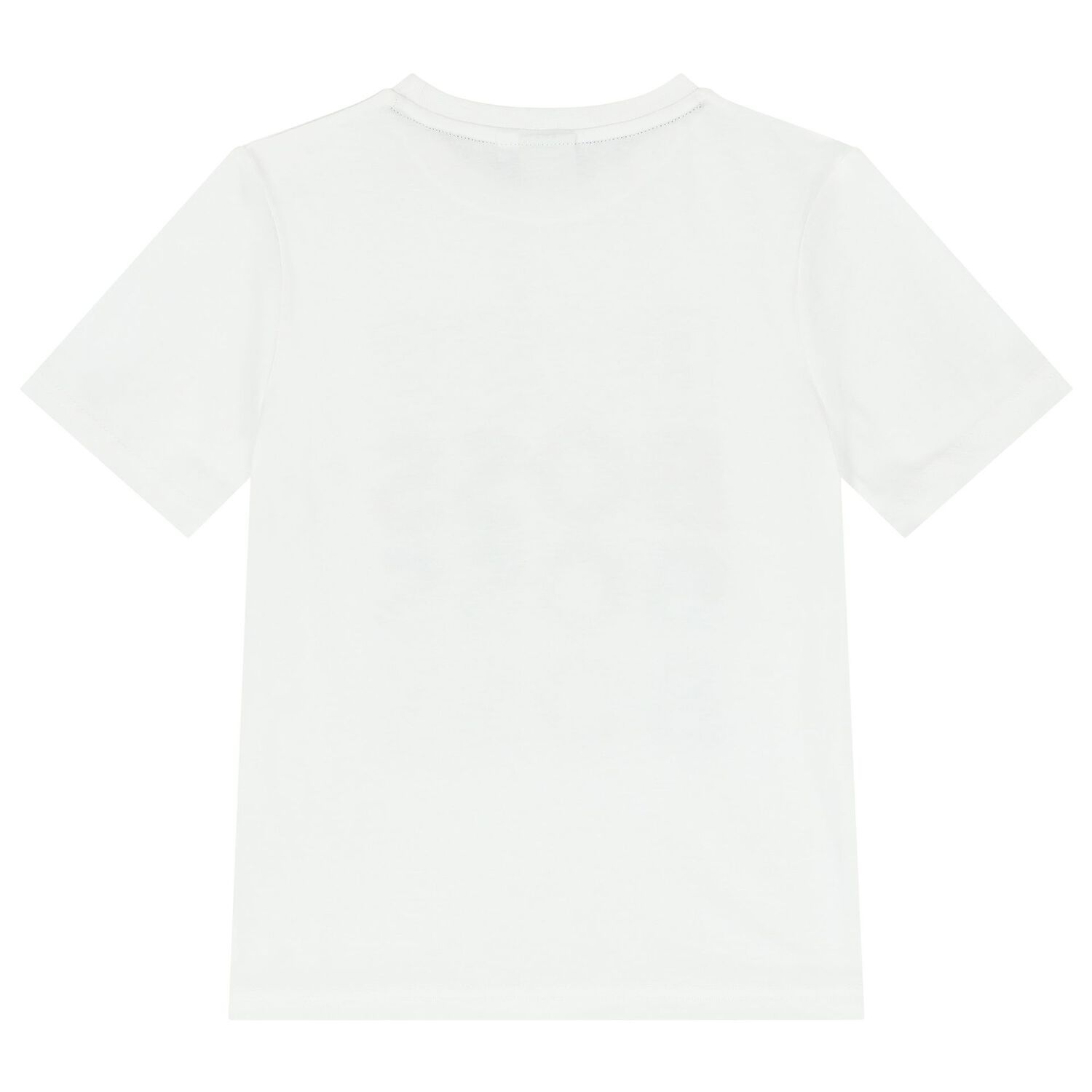 Boys White Logo T-Shirt, 1, hi-res