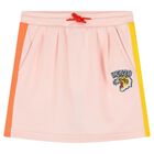 Girls Pink Varsity Tiger Skirt, 1, hi-res
