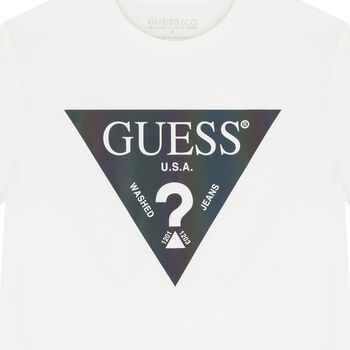 Boys White Logo T-Shirt