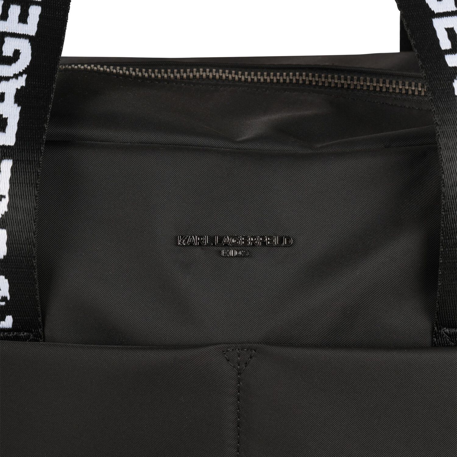 Black Logo Baby Changing Bag, 1, hi-res image number null