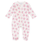 Baby Girls Ivory & Pink Babygrow Set, 1, hi-res