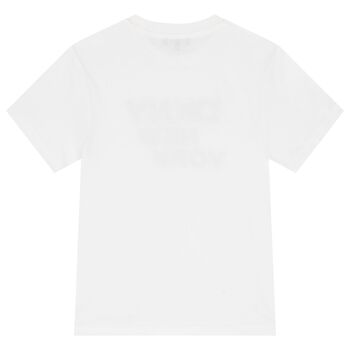 Boys White Logo T-Shirt