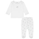 White Sheep 2 Piece Babygrow, 1, hi-res