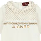 Ivory Logo Babygrow, 1, hi-res