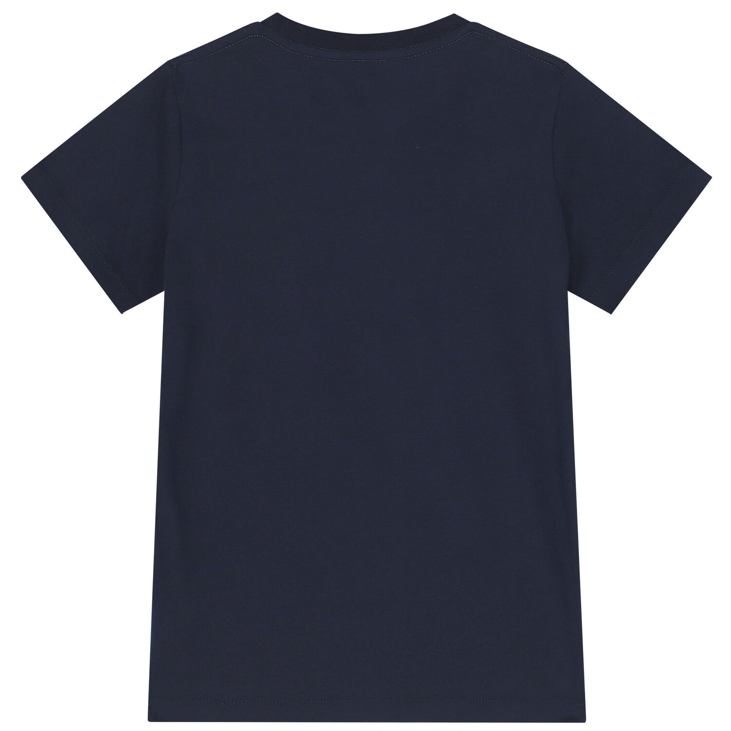 تيشيرت أولاد بالشعار باللون الكحلي, 2, hi-res