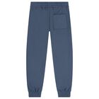 Boys Ivory & Blue Tracksuit, 1, hi-res