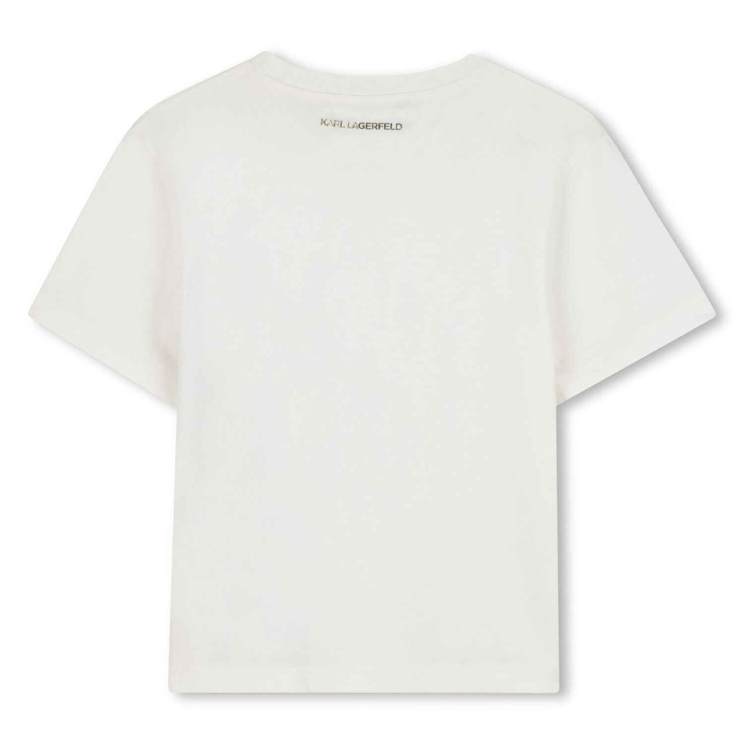 تيشيرت بشعار شوبيت باللون الأبيض للبنات , 1, hi-res