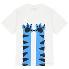 Boys White & Blue T-Shirt, 1, hi-res