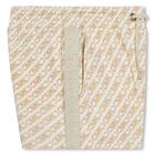 شورت بنات بالشعار باللون البيج, 1, hi-res