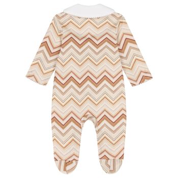 Mult-Coloured Zig Zag Babygrow