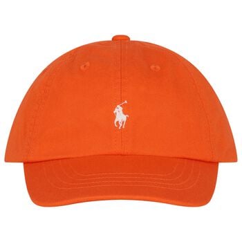 قبعة بشعار برتقالي للأولاد