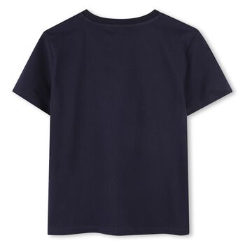 Boys Navy Blue Logo T-Shirt