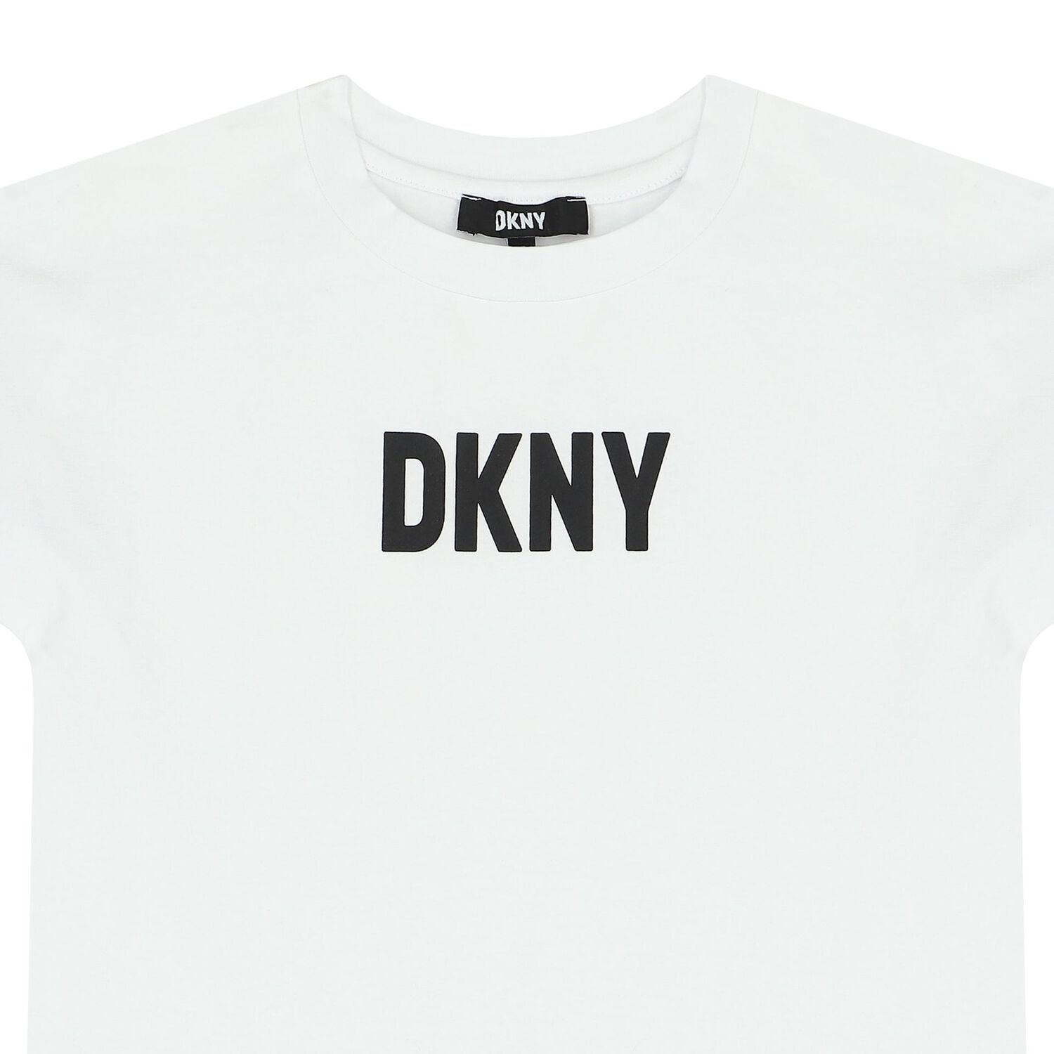 Girls White Logo T-Shirt, 2, hi-res image number null