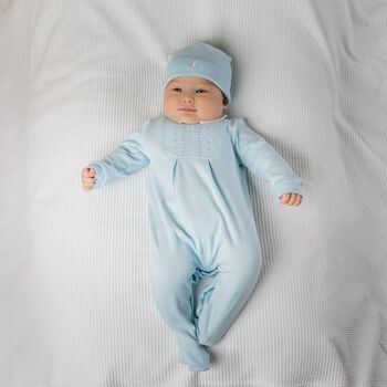 طقم أفرول أولاد باللون الأزرق