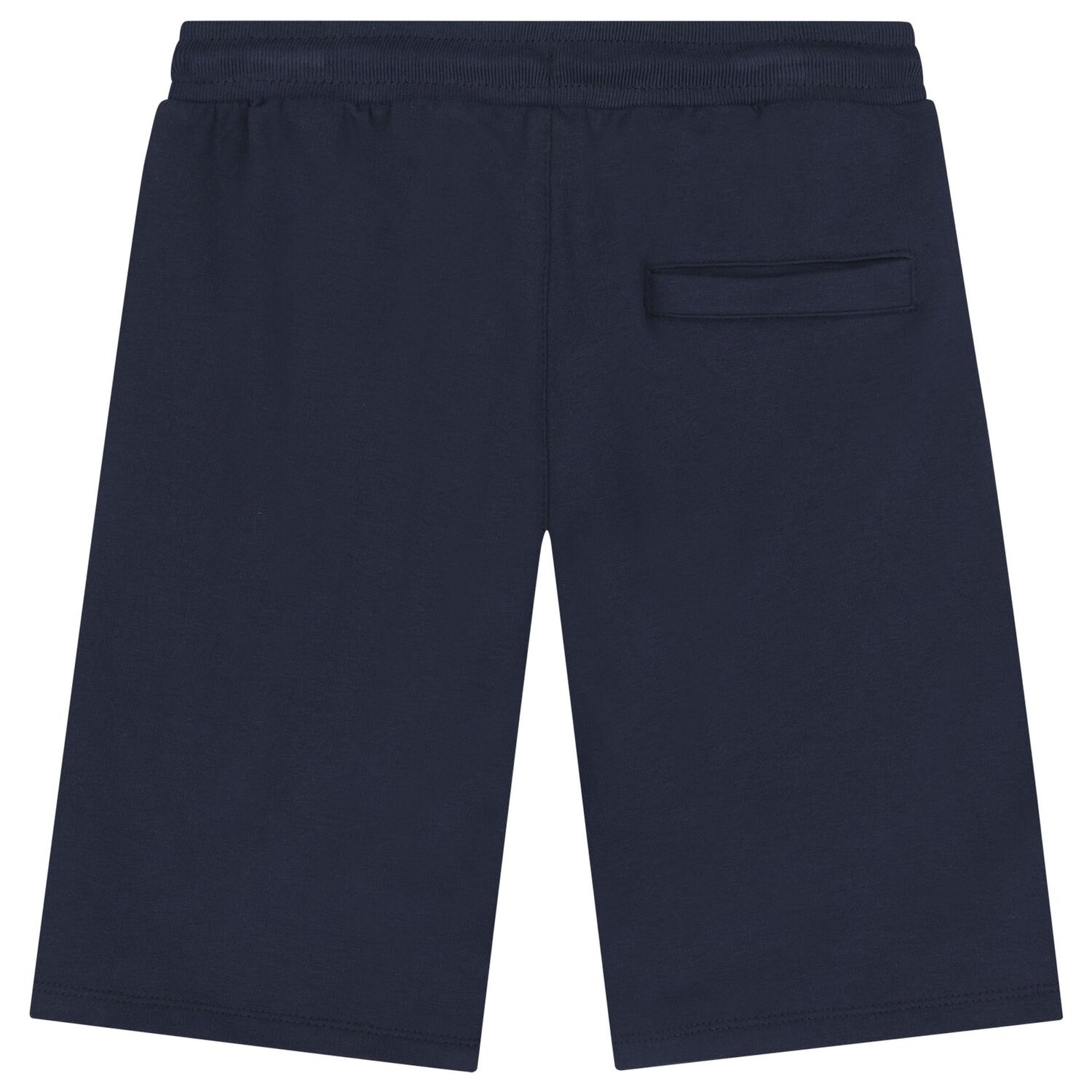 Boys Navy Blue Logo Shorts, 1, hi-res