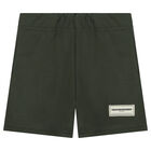 Khaki Logo Shorts, 5, hi-res
